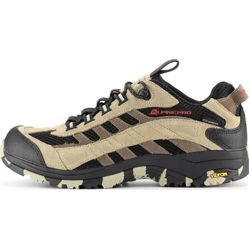 Pánská treková obuv Outdoorová Obuv S Ptx Membránou ALPINE PRO OKANE Chocolate Chip Barva: Chocolate Chip, Velikost: 42