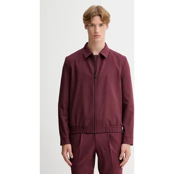 Pánská větrovka Vlněná bunda HUGO Hellys241F1X 50547290 burgundské 83X, vel. 48