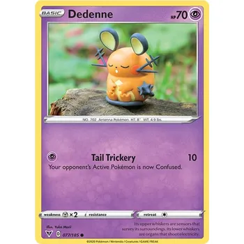 Sběratelská karetní hra Dedenne 077/185 - Vivid Voltage Typ karty: Non-Holo