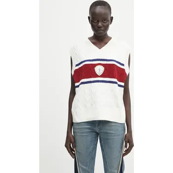 Dámská vesta Bavlněná vesta adidas Originals Retro, M, béžová, 01X