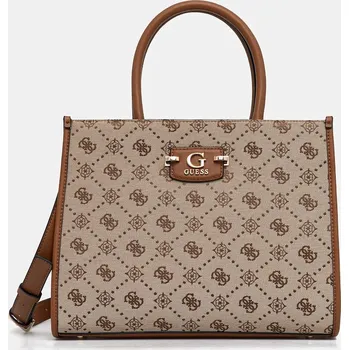 Kabelka Kabelka GUESS Neda 2 Comp Tote Latte Logo Universal