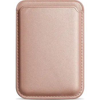 Magsafe magnetická koženková peněženka na telefon Barva: Růžovo-zlatá