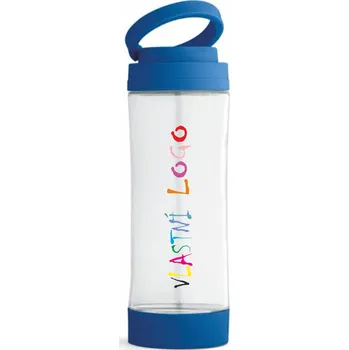 Skleněná sportovní láhev s PP uzávěrem QUINTANA s potiskem