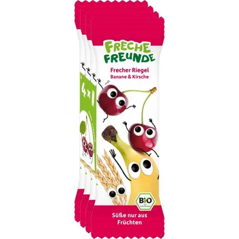Freche Freunde BIO Ovocná tyčinka banán a třešeň (4×23 g)