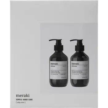 Kosmetická sada meraki Dárkový set s péčí o ruce Silky Mist – 2 x 275 ml