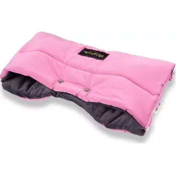 Rukávník Baby Nellys Rukávník ke kočárku Flees Style Sv. růžový