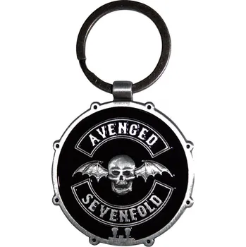 Avenged Sevenfold Deathbat Crest Drum Klíčenka