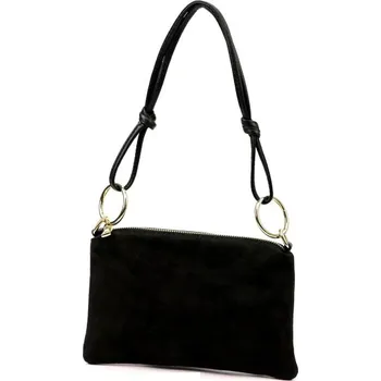 Kožená kabelka Luka 24-097 MN - černá