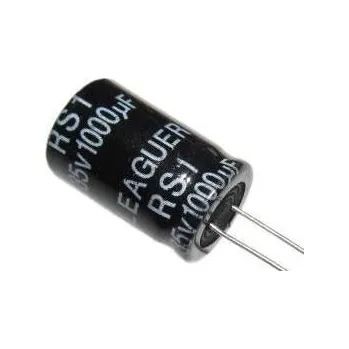 Kondenzátor 1000uF/35V 105° 13x21x7,5mm ELEKTROLYTICKÝ RADIÁLNÍ KONDENZÁTOR