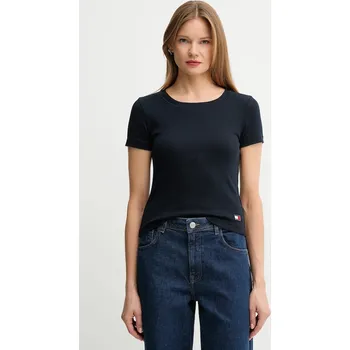 Pánské oblečení Tričko Tommy Hilfiger UW0UW06067 námořnická modř 59X, vel. XL