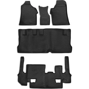 autokoberec Novline Gumové autokoberce Hyundai H1 2007-2023 (8 a 9 míst)