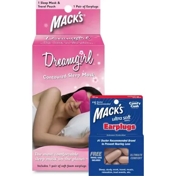 Škraboška na spaní Mack's Dreamgirl 3D výhodná sada maska + špunty