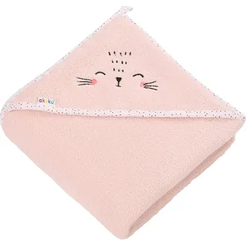 Akuku Froté osuška s kapucí 100x100cm - Kočička