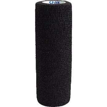 Stokban samolepicí elastický obvaz (15cm x 4,5m) černý