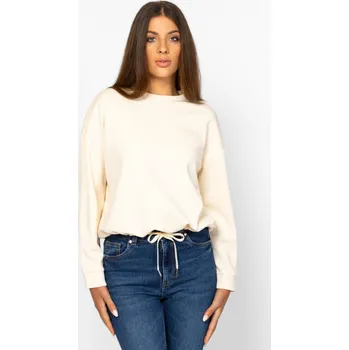 Dámská mikina Heavy Tools mikina se stahováním Delicia smetanová Velikost: XL