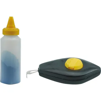 Vorel šňůra orýsovací 15 m plast + modrá křída (115g) TO-17505