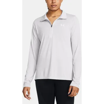 Dámské tričko Under Armour Dámské Dámská mikina Under Armour Tech 1/2 Zip- Twist Šedá L (2921832)