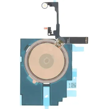 Náhradní cívka k bezdrátovému nabíjení s NFC čipem, bleskem a mikrofonem pro iPhone 16 Pro - černý titan