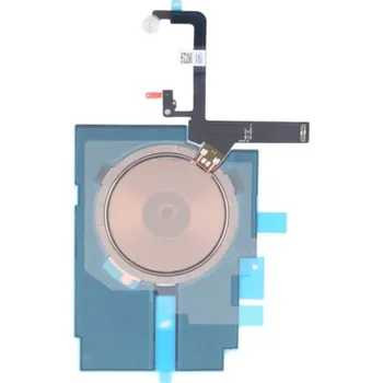 Náhradní cívka k bezdrátovému nabíjení s NFC čipem, bleskem a mikrofonem pro iPhone 16 Pro Max - černý titan