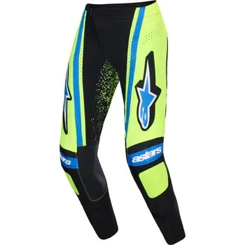 Moto kalhoty Kalhoty TECHSTAR NOMUR, ALPINESTARS (tmavě modrá/žlutá fluo/modrá) 2026 32