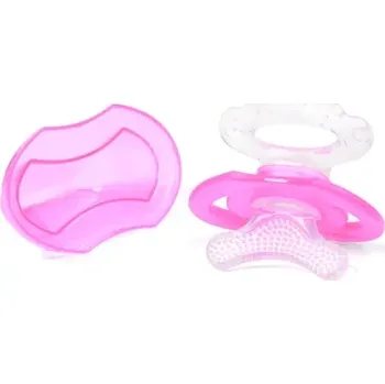 BabyOno Kousátko silikonové - masážní "dudlík" Růžový