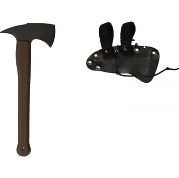Doplněk k figurce Zbraň pro 1/6 figurky Combat Axe with Leather Sheath (Black)