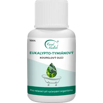 Koupelová pěna AKH/Karel Hadek Koupelový olej EUKALYPTO-TYMIÁNOVÝ 20 ml
