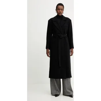 Dámský kabát Kabát s vlnou Marella černá barva, 2523016082200 99X, vel. 38