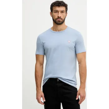 Bavlněné tričko Guess pánské, modrá barva, M2YI36 I3Z14 M2YI36.I3Z14 95A, vel. S