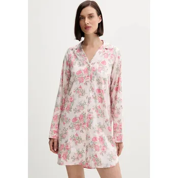 Dámská noční košile Noční košilka Lauren Ralph Lauren dámská, růžová barva, ILN32441 39A, vel. XS