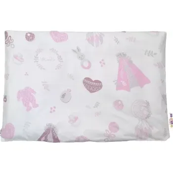 Povlak na dekorativní polštářek Baby Nellys Povlak na polštářek New Love Baby Růžová Bavlna, 40/60 cm