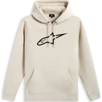 Pánské oblečení ALPINESTARS mikina AGELESS HOODIE 3 bílá off white/černá - XL