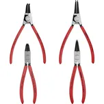 Sada kleští na pojistné kroužky 2x rovné, 2x zahnuté Knipex 00 19 56