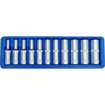 Gola sada Hlavice 6-hranné prodloužené 1/4" 4-13mm 11ks SW-Stahl