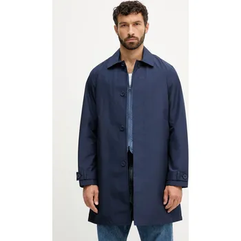 Dámský kabát Kabát United Colors of Benetton tmavomodrá barva, 2VYAUN06L 59X, vel. M