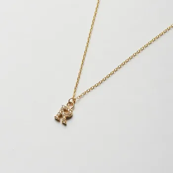 Náhrdelník Gold Letter náhrdelník Písmeno: W