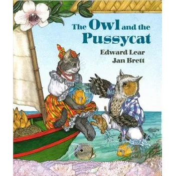 Cizojazyčná kniha The Owl and the Pussycat (Edward Lear,Jan Brett)(Brožovaná)