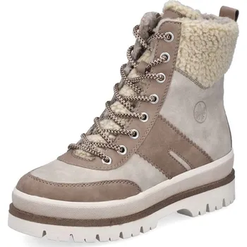 Dámské kozačky Dámská kotníková obuv RIEKER Y6230-62 béžová W5 39