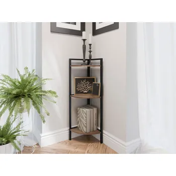 regál Mirjan_zondo Regál Curych (černá + hnědá)