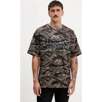 Pánská móda Bavlněné tričko Diesel T-BOXT-T22 A19343.0AJFJ zelená 78X, vel. M