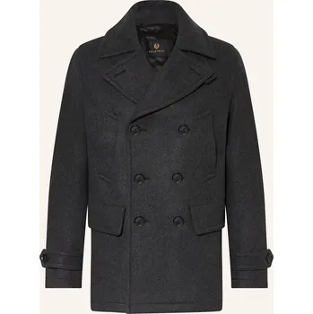Belstaff Pánský Caban Kabát Milford, tmavě šedá, 52