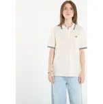 Tričko FRED PERRY Twin Tipped Fred Perry Shirt Silky Peach/ Dark Petrol 10