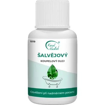 Koupelová pěna AKH/Karel Hadek Koupelový olej ŠALVĚJOVÝ 20 ml