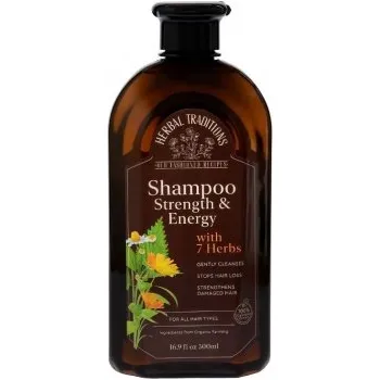Šampon HERBAL TRADITIONS: Šampon „Síla a energie“ se 7 bylinami 500ml K1260