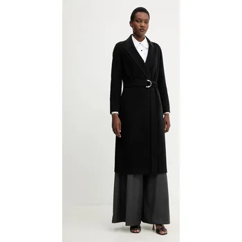 Dámský kabát Kabát s vlnou Marella černá barva, 2523016011200 99X, vel. 38