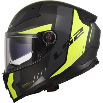 Helma na motorku LS2 LS2 FF811 VECTOR II-06 CARBON GRID helma matná H-V-žlutá vel.S S