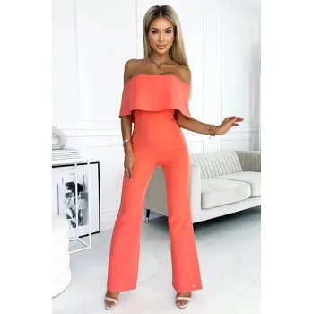 Dámský overall Korzetový dámský overal v broskvové barvě - Bergamo, broskvová XL i41_82277_2:broskvová_3:XL_