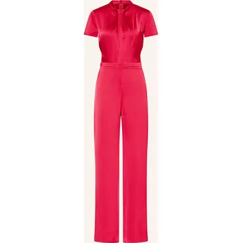 Dámské oblečení Hugo Dámský Saténový Overal Katene, červená, 36