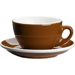 Cilio Porcelánový šálek na Cappuccino ROMA hnědý 100 ml