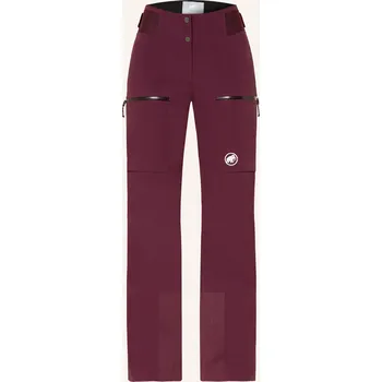 Dámské kalhoty Mammut Dámské Lyžařské Kalhoty Stoney, tmavě červená, 36